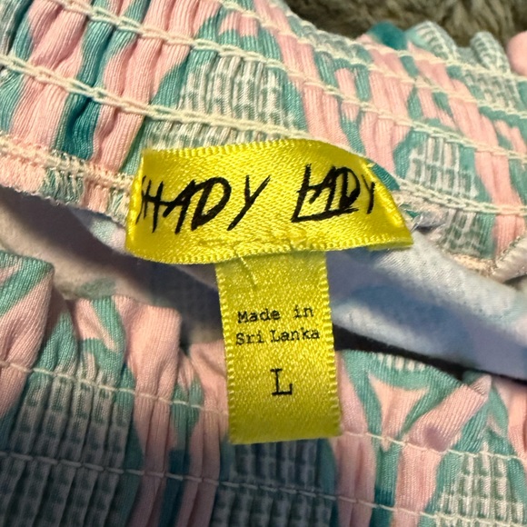 Shady Lady Tennis Print Shorts Pajama Set - Picture 5 of 10